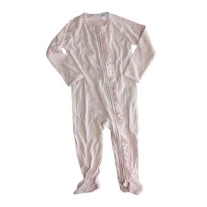 Jamie Kay Soft Pink Ruffle Footie